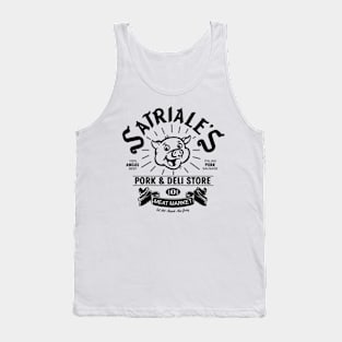 Satriales Pork  Deli Store Black Piggie Tank Top